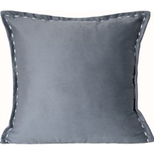 İbiza Lacivert Kadife Yastık 43x43 5020