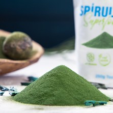 Algolina Spirulina Tozu 10 Adet 100g (1 kg) - BİTKİSEL PROTEİN KAYNAĞI-