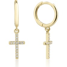 Kairos Jewelry 14 Ayar Altın Haç Halka Küpe
KRS-K3-14GEZ2