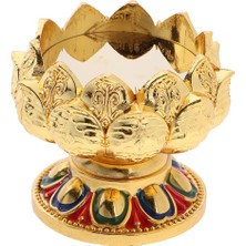 Vogue Element Buda Koleksiyon Lotus Tereyağı Lambası Tutucu Mum Brülör 5mm 4.5x4.5cm