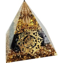 Orgone Piramit Kristal Meditasyon Yoga Taş Süslemesi