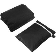 Siyah Çekme Hitch Cover Pvc Koruyucu Katlanmış 103X30X67CM