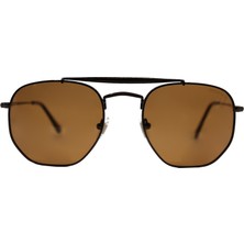 Despada  1682 C3 54  Unisex/ Kahve Geometrik Çerçeve Güneş Gözlüğü