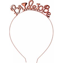 Hayaller Dükkanı Taç Brıde To Be Metal Rose Gold Pk:1
