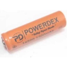 Powerdex 14500 3.7V 1300MAH Şarjlı Pil