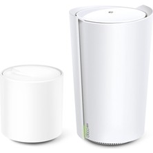 TP-Link Deco X73-DSL(2-pack), AX5400 Mbps, Dual-Band, Gigabit Ethernet Portları, 150 Cihaza Kadar Bağlantı, 490 m² 'ye Kadar Kapsama, Fiber Destekli Wi-Fi 6 VDSL Mesh Modemi