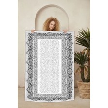 Homefesto Dekoratif Özel Tasarım Şönil Dokuma Taban Yumuşak Dokulu Halı Renkli 140 x 220 cm