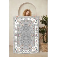 Homefesto Dekoratif Özel Tasarım Şönil Dokuma Taban Yumuşak Dokulu Halı Renkli 140 x 220 cm