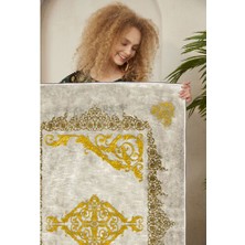 Homefesto Dekoratif Özel Tasarım Şönil Dokuma Taban Yumuşak Dokulu Halı Renkli 140 x 220 cm