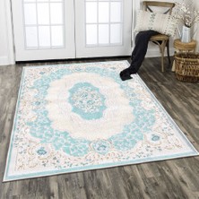 Homefesto Dekoratif Özel Tasarım Şönil Dokuma Taban Yumuşak Dokulu Halı Renkli 140 x 220 cm