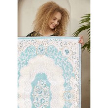 Homefesto Dekoratif Özel Tasarım Şönil Dokuma Taban Yumuşak Dokulu Halı Renkli 140 x 220 cm