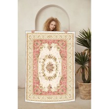 Homefesto Dekoratif Özel Tasarım Şönil Dokuma Taban Yumuşak Dokulu Halı Renkli 140 x 220 cm