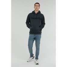 Superfly Men Kapş Sweat Antrasit Erkek Sweatshirt 23139-01