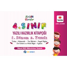 NSN Yayınevi 4. Sınıf Yazılı Hazırlık Kitapçığı 1. Dönem 2. Yazılı