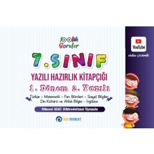 NSN Yayınevi 7. Sınıf Yazılı Hazırlık Kitapçığı 1. Dönem 2. Yazılı