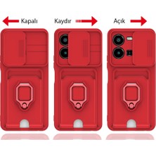 Apsuwa Vivo Y35 Kılıf Zuma Kamera Korumalı Askılı Kartlıklı + Ekran Koruyucu