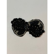 Gönülden Tasarım 12X6 cm Pul Payetli Boncuk Işleme Yama Arma Aplike Aksesuar
