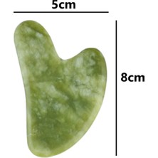 Fulia Yeşim Taşı Gua Sha Masaj Taşılt Yeşim Kalp Gua Sha Masaj Aleti