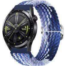 MobaxAksesuar Samsung Galaxy Watch 3 45MM Gear S3 46MM Kordon Örgü Tokalı Kordon
