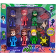 Pijamaskeliler Pjmasks Figür Oyuncak 10 Lu Set Oyuncak Pijamasks Figür