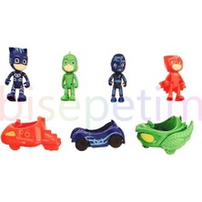Pjmasks Figür 4 Karakter 3 Arabalı Set Oyuncak Pjmasks Karakter Figür Oyuncak