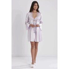 Pierre Cardin Kadın Saten Altılı Çeyiz Seti - 6325 Viola