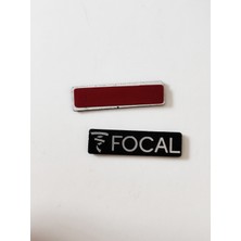 Vagparts Focal Logo (10 Adet, Metal) Focal Hoparlör Logo Amblem