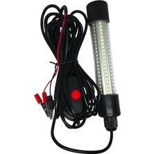 LED Fıshıng Hızlı Boge 12V Sualtı Dalgıç Gece Crappie Shad Squid Cazibesi Sıcak Beyaz(Yurt Dışından)