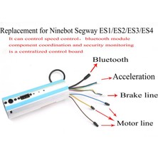 Segolike 's'nin ES2ES4 Scooter Devre Kart Bluetooth Gösterge Tablosu Ekran Parçaları Kontrol Kartı