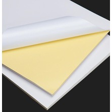 Quppa A4 Yapışkanlı Mürekkepli Yazıcı Için 1.hamur Etiket Kağıt Sticker 50’li