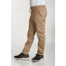 YHE Store Okul Pantolonu Lastikli Ribana Bel Kanvas Çocuk Pantolonu