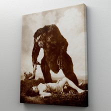 Dünyatablo William Mortensen Lamour 1934, Amerikan Grotesk Tuval Kanvas Tablo