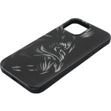 Karleader Apple iPhone 13 Promax Kılıf Aslan Resimli Liquid 3D Desenli Kapak