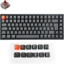 Keychron K2 Kablosuz Mekanik Klavye-Bluetooth 5.1- Rgb-Aluminum Frame-Gateron G Pro Red Switch-(Version 2) Uk Iso Layout