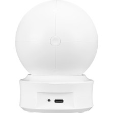 S-Link SL-IND04 2.0 Mp 1080P Hd 360 Derece Type-C Şarjlı Tf Card Gece Görüşlü Smart Wifi Ip Ev Güvenlik Kamerası Tuya