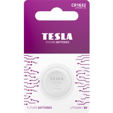 Tesla Button Serisi CR1632 Lityum Düğme Pil Geleceğin Pilleri 2 li Paket