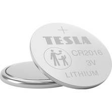 Tesla Button Serisi CR2016 Lityum Düğme  Pil Geleceğin Pilleri