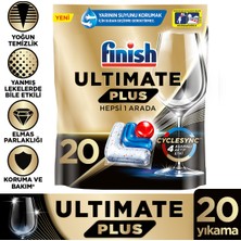 Finish Ultimate Plus 20 Kapsül  Bulaşık Makinesi Deterjanı Tableti (1 x 20 Kapsül)
