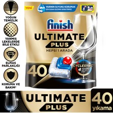 Finish Ultimate Plus 40 Kapsül  Bulaşık Makinesi Deterjanı Tableti (1 x 40 Kapsül)
