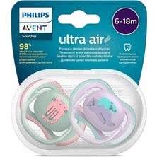 Nedamm Philips Avent SCF085/18 Ultra Air Emzik 6-18 Ay 2li Kız