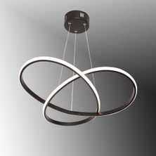 TT Aydınlatma TT310-SY Tt Aydınlatma Trio Modeli Mat Siyah LED Avize