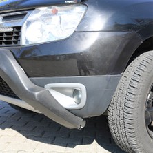 Meliset Dacia Duster Sis Farı Çerçevesi Mat Gri 2010-2017 Arası Uyumlu