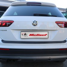 Meliset Volkswagen Tıguan Arka Tampon Eşiği Mat Siyah 2016 ve Sonrası Uyumlu
