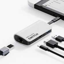 Hagibis Shaza Hagibis Type-C 4in1- 4K Hdmı, RJ45, USB 3.0, PD100W Dönüştürücü Hub Adaptör