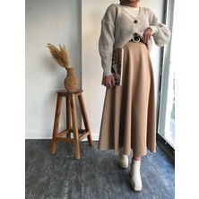 Cng Moda Tesettür Scuba Kloş Etek