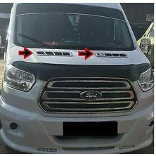 Aktif Oto Krom Ford  Transit Uyumlu Kaput Üstü Havalandırma Çerçevesi P. Çelik 2014+