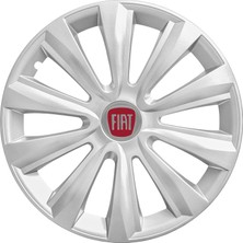 Rand Auto Fiat 16 Inç Jant Kapağı Amblemli Gri 4'lü Takım 143