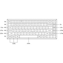 Keychron K2 Pro (Hot-Swappable)Kablosuz Mekanik Klavye-Bluetooth 5.1- Gateron G Pro Red Switch-White Led-Qmk/vıa