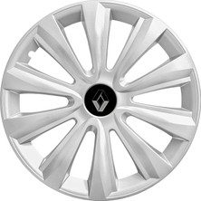 Rand Auto Renault Megane 2 16 Inç Jant Kapağı Amblemli Gri 4'lü Takım 143