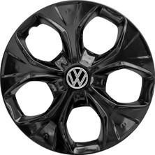 Rand Auto Volkswagen Jetta 14 Inç Jant Kapağı Amblemli Piano Black 4'lü Takım 211